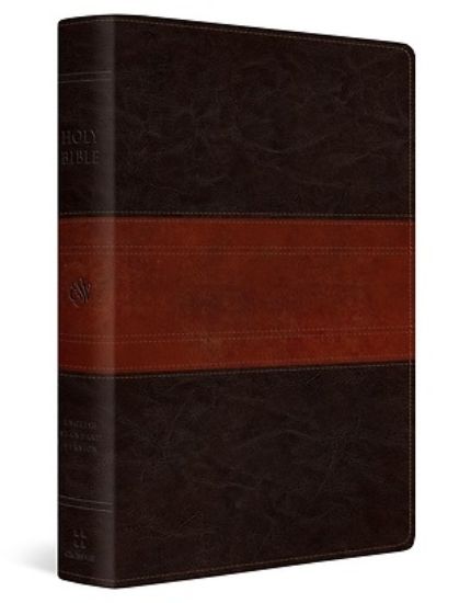 Picture of ESV Giant Print Personal Size Bible, Red Letter (Trutone, Forest/Tan, Trail Design)