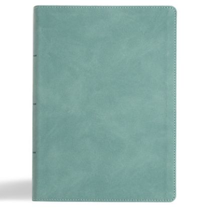Picture of NASB Notetaking Bible, Large Print Edition, Earthen Teal Suedesoft Leathertouch