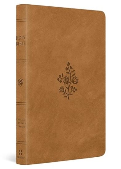 Picture of ESV Large Print Value Thinline Bible (Trutone, Nubuck Caramel, Wildflower Design)