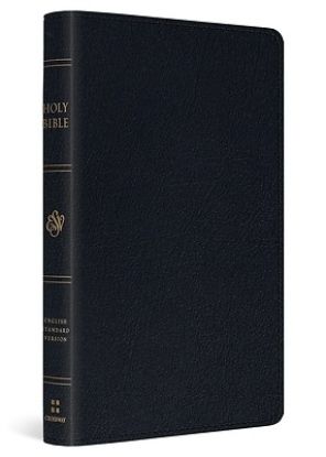 Picture of ESV Large Print Thinline Reference Bible (Genuine Leather, Black)