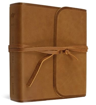 Picture of ESV Journaling Bible (Natural Leather, Brown, Flap with Strap)