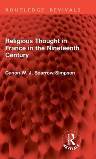 Picture of Religious Thought in France in the Nineteenth Century