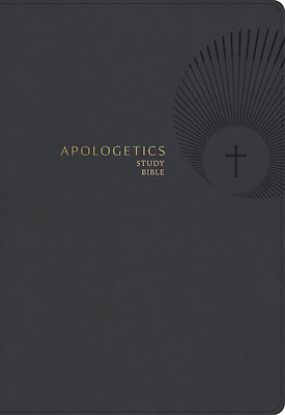 Picture of CSB Apologetics Study Bible, Revised & Updated, Easy-To-Read Optimal Type, Charcoal Leathertouch
