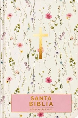 Picture of Santa Biblia Reina-Valera 1960 - Visual Con Mapas Mentales (Tapa Dura, Floral, Letra Roja)