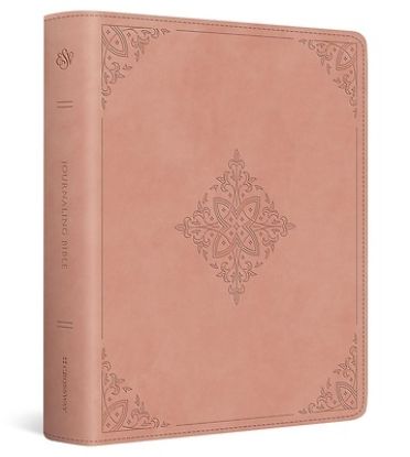 Picture of ESV Journaling Bible, Red Letter (Trutone, Blush Rose, Fleur-De-Lis Design)