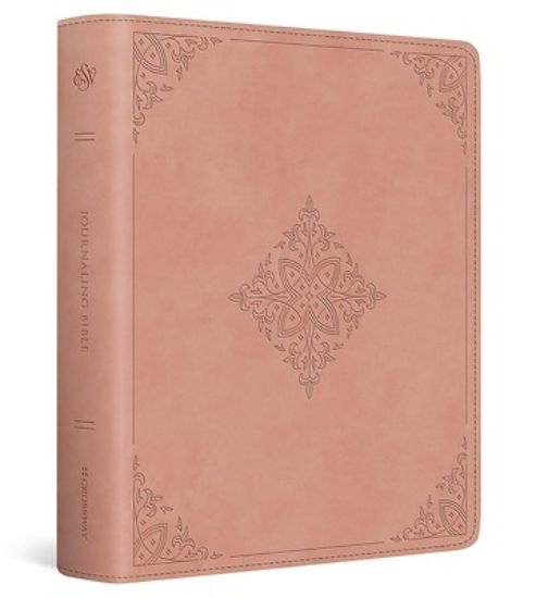Picture of ESV Journaling Bible, Red Letter (Trutone, Blush Rose, Fleur-De-Lis Design)