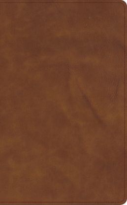 Picture of CSB Single-Column Wide-Margin Bible, Holman Handcrafted Collection, Marbled Tan Premium Calfskin