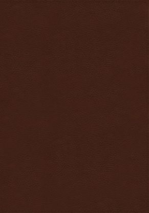 Picture of Kjv, Thompson Chain-Reference Bible, Genuine Leather, Calfskin, Brown, Art Gilded Edges, Red Letter, Thumb Indexed, Comfort Print