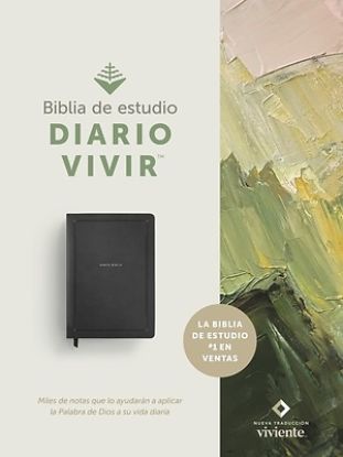 Picture of Biblia de Estudio del Diario Vivir Ntv (Sentipiel, Negro, Letra Roja)