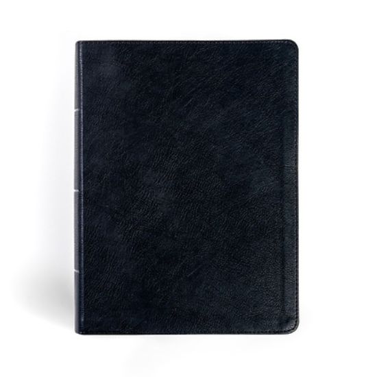 Picture of CSB Study Bible, Large Print, Digital Study Edition, Black Leathertouch, Indexed