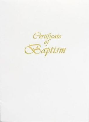 Picture of Contemporary Steel-Engraved Adult/Youth Baptism Certificate (Pkg of 3)