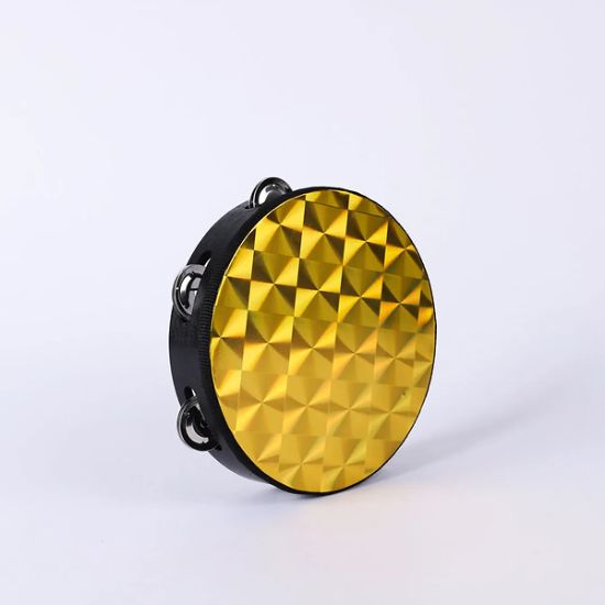 Picture of Gold Starburst Single Row Tambourine - 8"