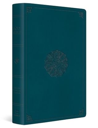 Picture of ESV Giant Print Thinline Bible (Trutone, Deep Teal, Emblem Design)