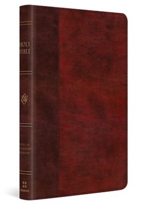 Picture of ESV Large Print Thinline Bible, Red Letter (Trutone, Burgundy/Red, Timeless Design)