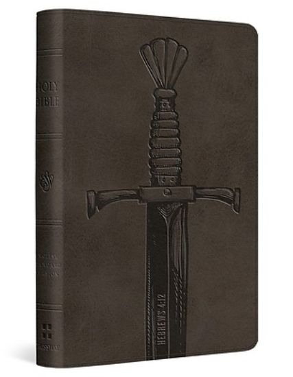 Picture of ESV Compact Bible (Trutone, Silver, Sword Design)