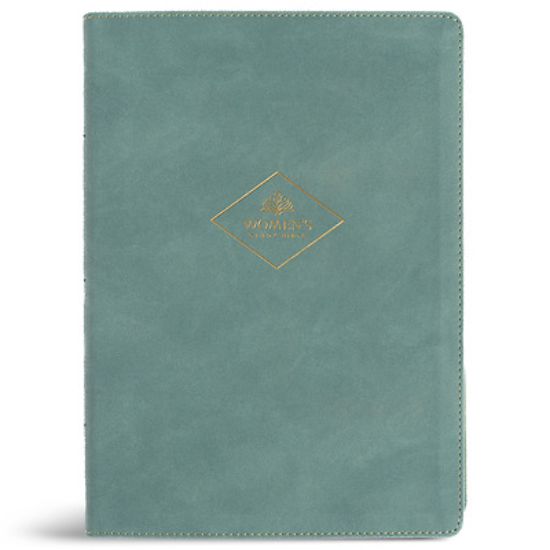 Picture of CSB Women's Study Bible, Earthen Teal Suedesoft Leathertouch, Indexed
