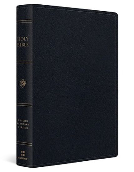 Picture of ESV Giant Print Thinline Bible (Genuine Leather, Black)