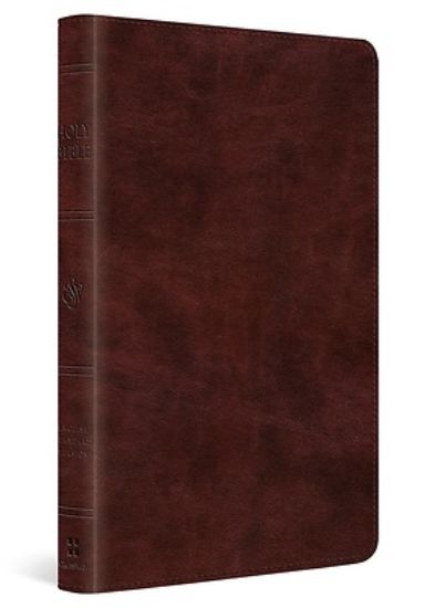 Picture of ESV Large Print Thinline Bible, Red Letter (Trutone, Mahogany)