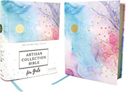 Picture of NIV Artisan Collection Bible for Girls, Cloth Over Board, Multi-Color, Art Gilded Edges, Red Letter Edition, Comfort Print