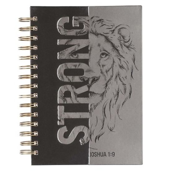 Picture of Large Wire Journal Be Strong Joshua 1:9:9