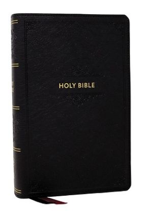 Picture of KJV Personal Size Large Print End-Of-Verse Reference Bible, Black Leathersoft, Red Letter, Comfort Print