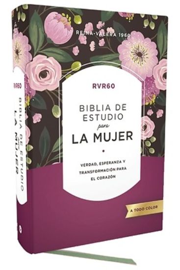 Picture of Rvr60 Biblia de Estudio Para La Mujer, Tapa Dura, Interior a Color, Comfort Print