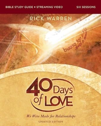 Picture of 40 Days of Love Bible Study Guide Plus Streaming Video, Updated Edition