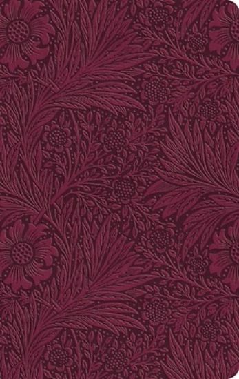 Picture of ESV Large Print Value Thinline Bible (Trutone, Raspberry, Floral Design)