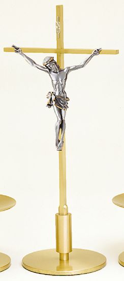 Picture of Koleys K544 15" Brass Altar Crucifix