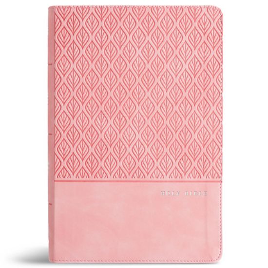 Picture of CSB Personal Size Giant Print Bible, Optimal Type, Digital Study Edition, Pink Leathertouch