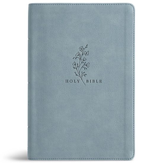 Picture of CSB Giant Print Reference Bible, Optimal Type, Digital Study Edition, Weathered Blue Leathertouch