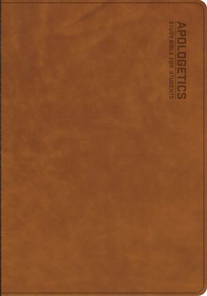 Picture of CSB Apologetics Study Bible for Students, Brown Leathertouch