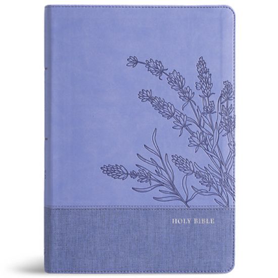 Picture of CSB Super Giant Print Reference Bible, Optimal Type, Digital Study Edition, Lavender Leathertouch, Indexed