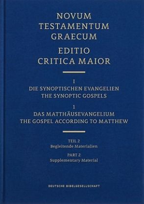 Picture of Novum Testamentum Graecum Editio Critica Maior, Vol. 1.1/2