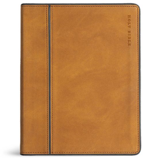 Picture of KJV Notetaking Bible, Camel Suedesoft Leathertouch