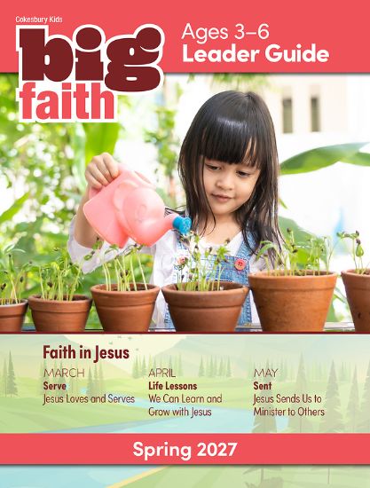 Picture of Cokesbury Kids Big Faith Spring 2027 Leader Guide Ages 3-6 Download
