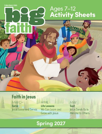 Picture of Cokesbury Kids Big Faith Spring 2027 Activity Sheets Ages 7-12