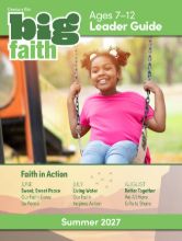 Cokesbury Kids Big Faith Summer 2027 Leader Guide Ages 7-12