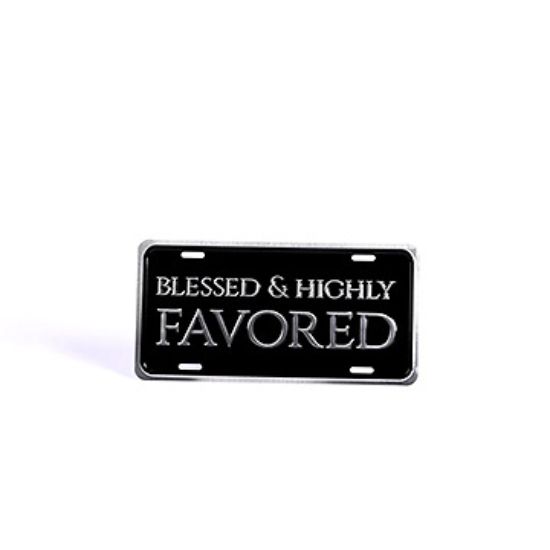 Picture of Autotag Deluxe Blessed & Highly Favored Silver