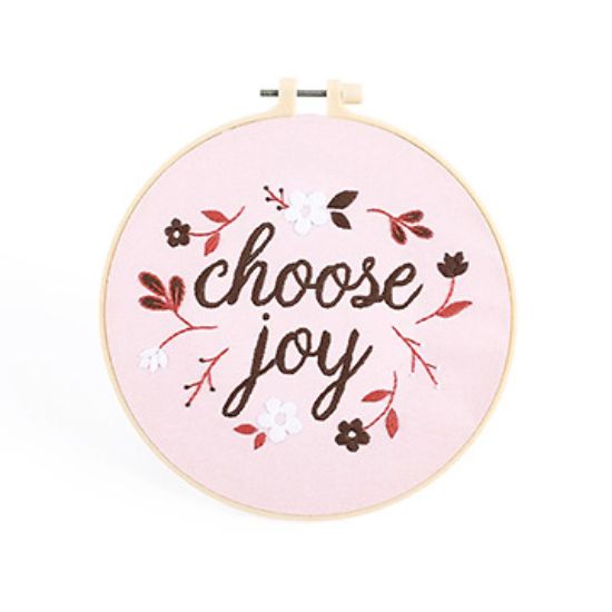Picture of Embroidery Kit - Choose Joy