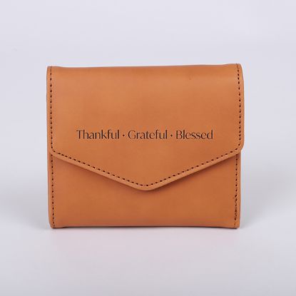 Picture of Wallet Pu Women's Thankful Brown