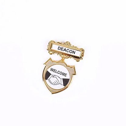Picture of Badge Shield Deacon Shaking Hands Magnet