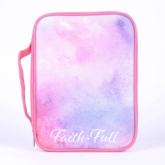 Picture of Bible Cover Canvas Faith-Full Medium