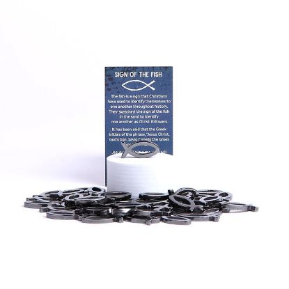 Picture of Hematite Pocket Fish W/ Card PK50