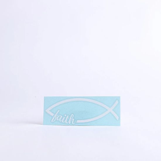 Picture of Decal Vinyl Fish Faith