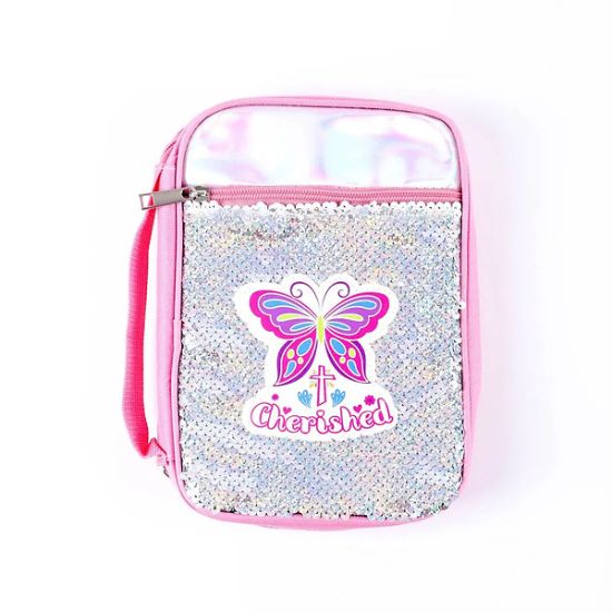Picture of Bible Cover Sequin Cherished Medium