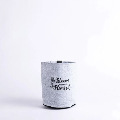 Picture of Grow Bag Bloom Grey - Velcro Back - 1 Gallon