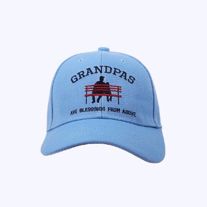 Picture of Cap Grandpas Are Blessings from Above Blue