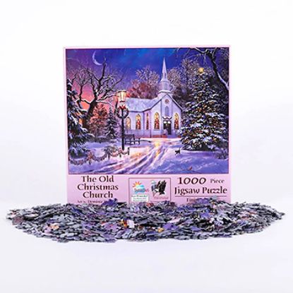 Picture of Puzzle the Old Christmas Church 1000PC
