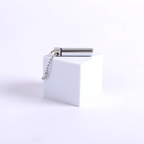 Picture of Oil Vial Keychain Silver 1 3/4 Inch PK6